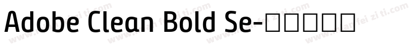 Adobe Clean Bold Se字体转换